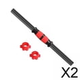 thumbnail image 1 of 2 Barras De Pesas Portátiles Con Agarre Antideslizante Y Asas Roscadas Para Ejercicios De Gimnasio, 35 Cm, 1 of 8