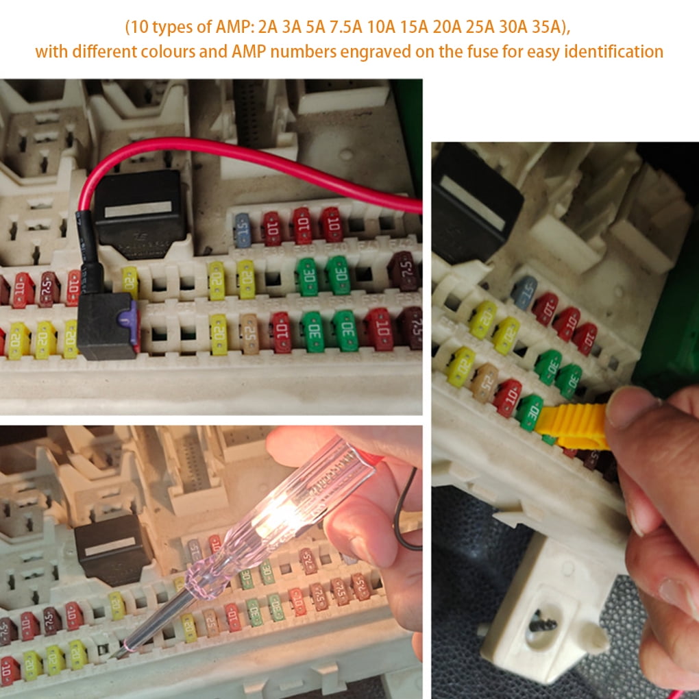 Kit De 120 Fusibles Mini Pour Auto – Remplacement Facile, Pour Voiture, Moto, Camping-car, Bateau, Camion