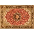 thumbnail image 1 of Ahgly Company Indoor Rectangle Medallion Orange Traditional Area Rugs, 5' x 8', 1 of 1
