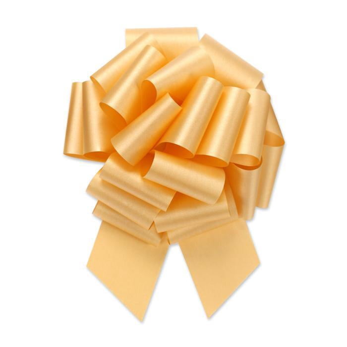 50 Pcs - Ruban Doré à Nœud Coulissant 5,5 Pouces D