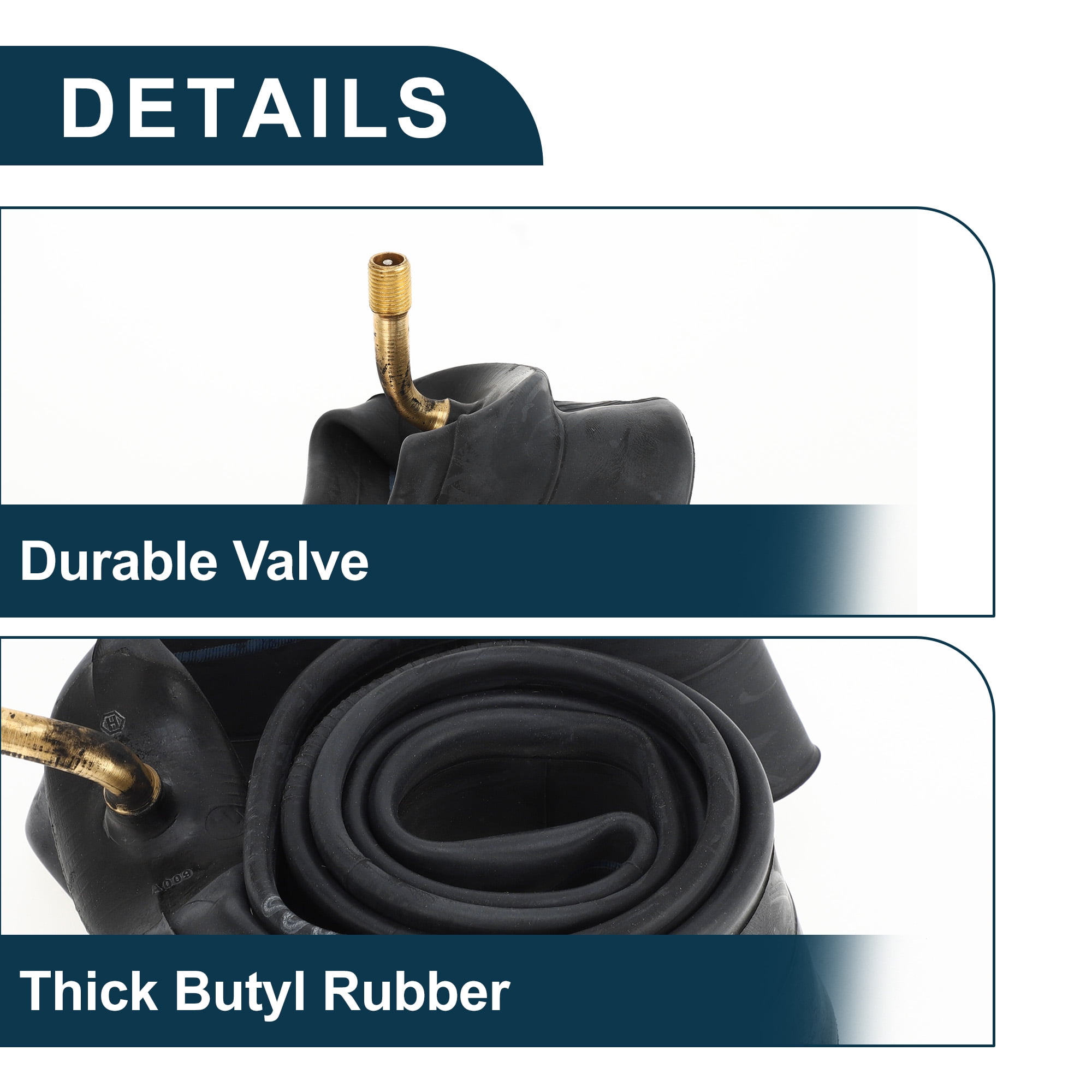 Unique Bargains Durable Bent Valve Bicycle Inner Tube 16x2.125