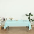 thumbnail image 6 of (12 Pack) Aqua Premium Rectangle Heavy-Duty Plastic Table Covers (Reusable), 6 of 6