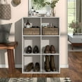 thumbnail image 5 of Furniture of America Brooks Stackable 6-Cube Wood Gray Bookcase, 5 of 12