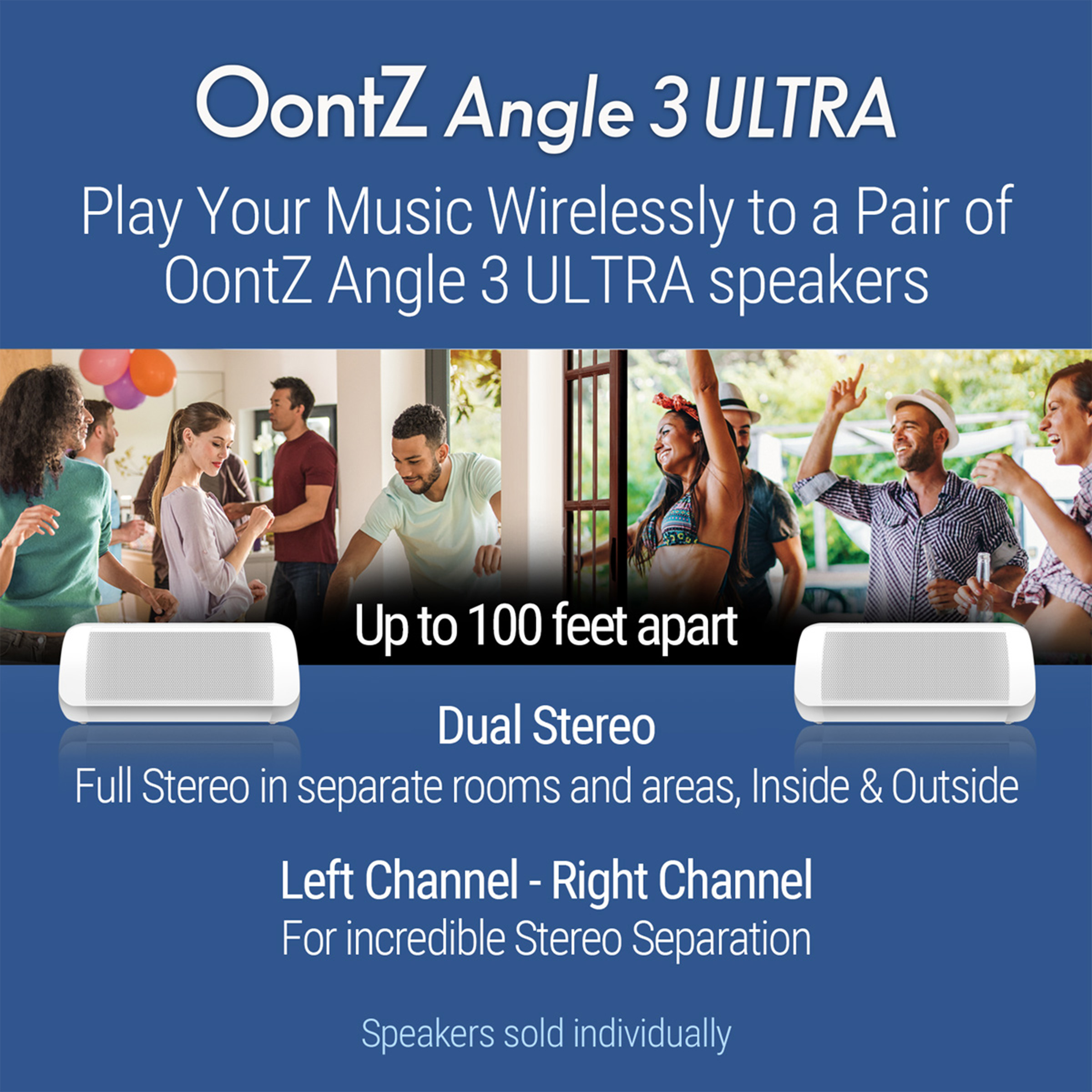 OontZ Angle 3 ULTRA Portable Bluetooth Speaker 14-Watts Bigger