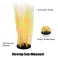 thumbnail image 4 of Soft Silicone Glowing Aquatic Artificial Seaweed Aquarium Kelp for Fish Tank Decoration Orange, 4 of 7