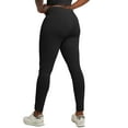 thumbnail image 3 of Hanes Women's Stretch Jersey Leggings, 27" Black M, 3 of 7