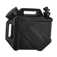 thumbnail image 1 of Contenedor de agua para acampar, jarra de agua multifuncional para mochila, senderismo, picnic Negro, 1 of 8