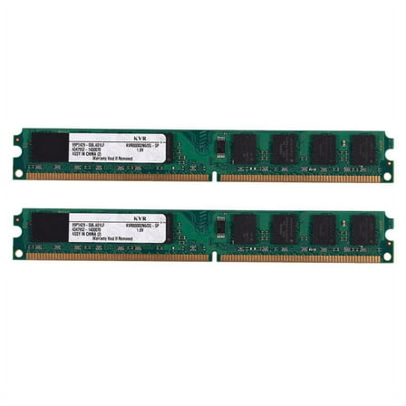 2X 2GB DDR2 PC2-6400 800MHz 240Pin 1.8V Desktop DIMM Memory RAM for , for (2GB/800,S)