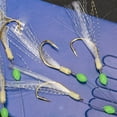 thumbnail image 2 of Lefu Effective Mackerel Feather Rigs 6 Pack with 30 Hooks for All Your Fishing Needs, 2 of 10