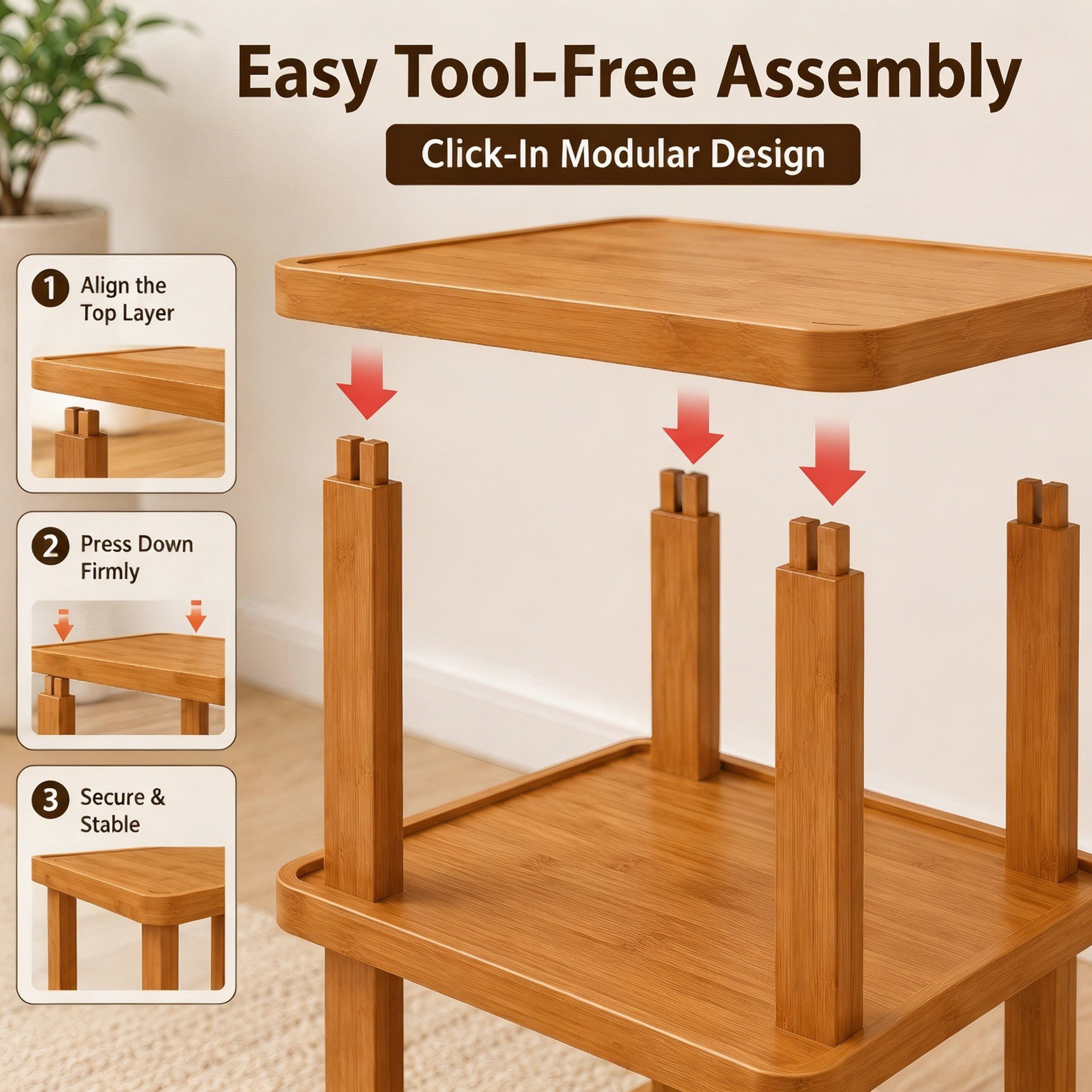 9 Tier Bamboo Shoe Rack, Tall Vertical Shoe Storage Organizer for Entryway, Closet and Apartment, Holds Up to 9 Pairs