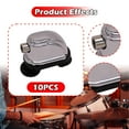 thumbnail image 6 of 10 Pieces Snare Drum Lugs Drum Fastener Percussion Mount Triangle Shaped Metal for Snare Drum Maintenance, 6 of 9
