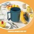 thumbnail image 3 of OUNONA 2pcs Microwavable Soup Cup with Lid Soup Mug Soup Bowl Japanese Soup To Go Container Cereal Cup With Cover and Scoop for Soups Noodles Hot Cereal, 3 of 7
