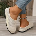 thumbnail image 6 of Aueoeo Women Hollow Out Shoes Dressy Casual Close Toe Flat Shoes Fashion Comfy Soft Summer Spring Shoes, 6 of 9