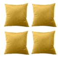 thumbnail image 1 of Cterwk - Juego de 4 fundas de cojín decorativas cuadradas de terciopelo grueso y súper suave para sofá, sala de estar, oficina, 40,6 x 40,6 cm, 1 of 8