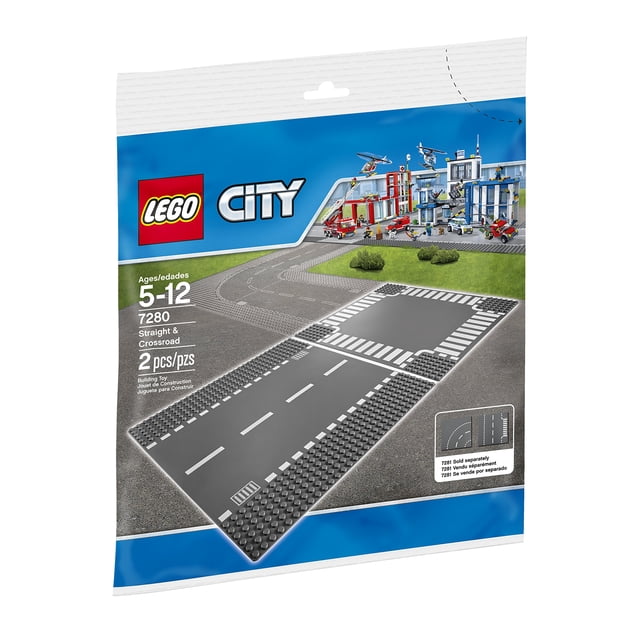 LEGO City Supplementary Straight & Crossroad 7280 Plates, Best Toys LEGO -