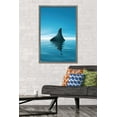 thumbnail image 2 of Shark - Day Fin Wall Poster, 22.375" x 34" Framed, 2 of 6