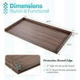 thumbnail image 3 of Kaboon Washer Dryer Countertop with Edge Rails, 27.5" x 54", Eucalyptus, 3 of 6