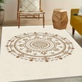 thumbnail image 6 of 5.3'x7.5' thin entryway rug western living room rug royal area rug rug for home office rug pad &nbsp;non slip, 6 of 10