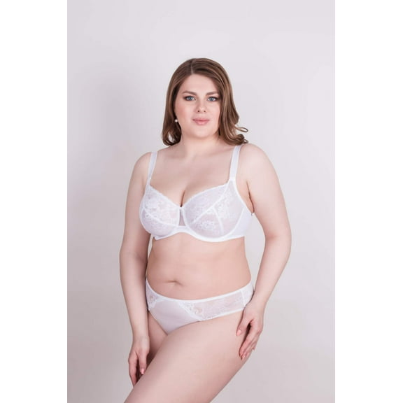 Bra Milavitsa 107180 - Lace, Underwired, Triple-Cup