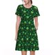 thumbnail image 1 of Disketp Happy St. Patrick's Day para Vestido de Manga Corta para Mujeres, Vestidos de Verano para Mujeres, Casual y Holgado para la Playa, 1 of 6