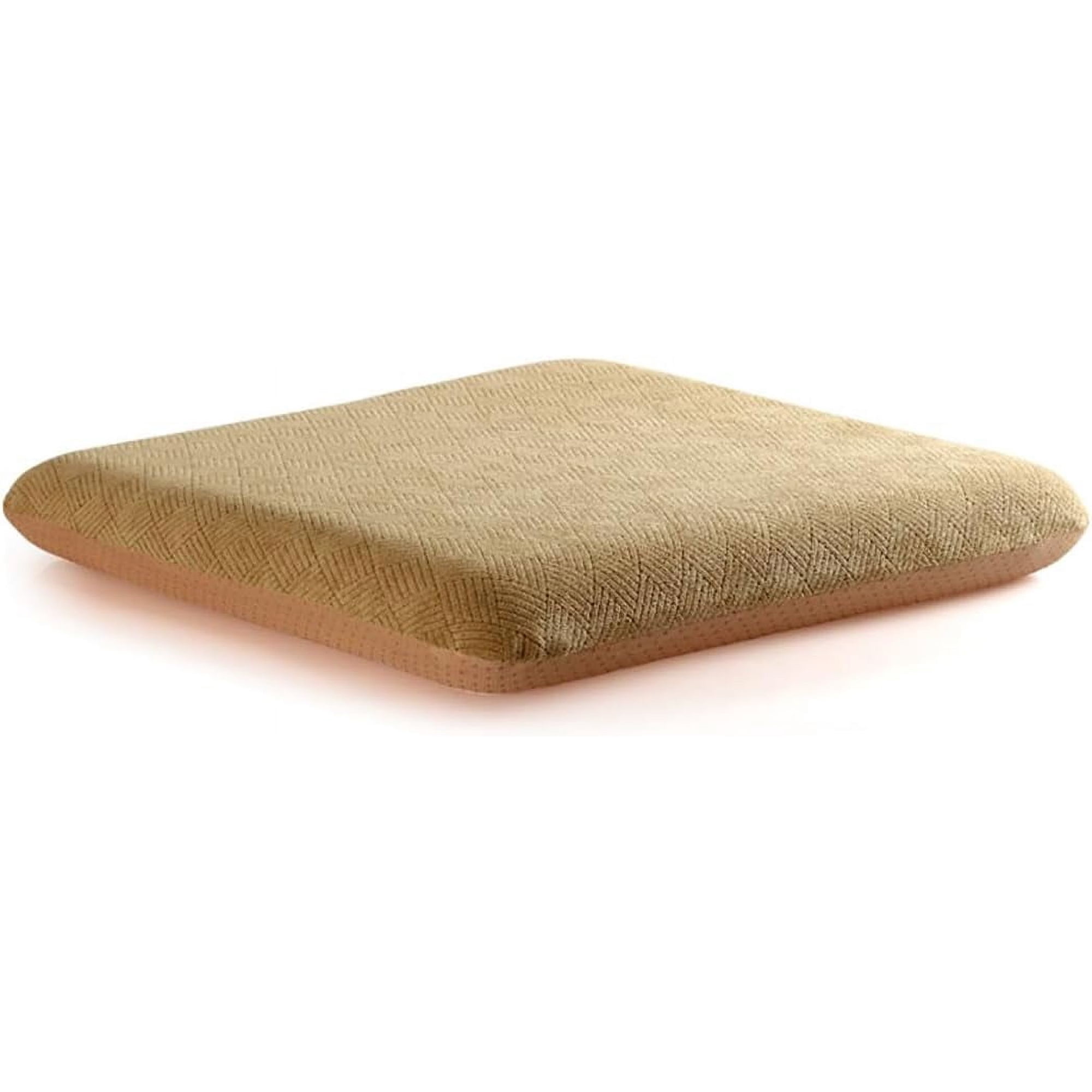 Memory Foam Recliner Cushion for Elderly 20x20x3 Inch Large Square Seat Cushion for Chair, Floor, Truck - Camel
