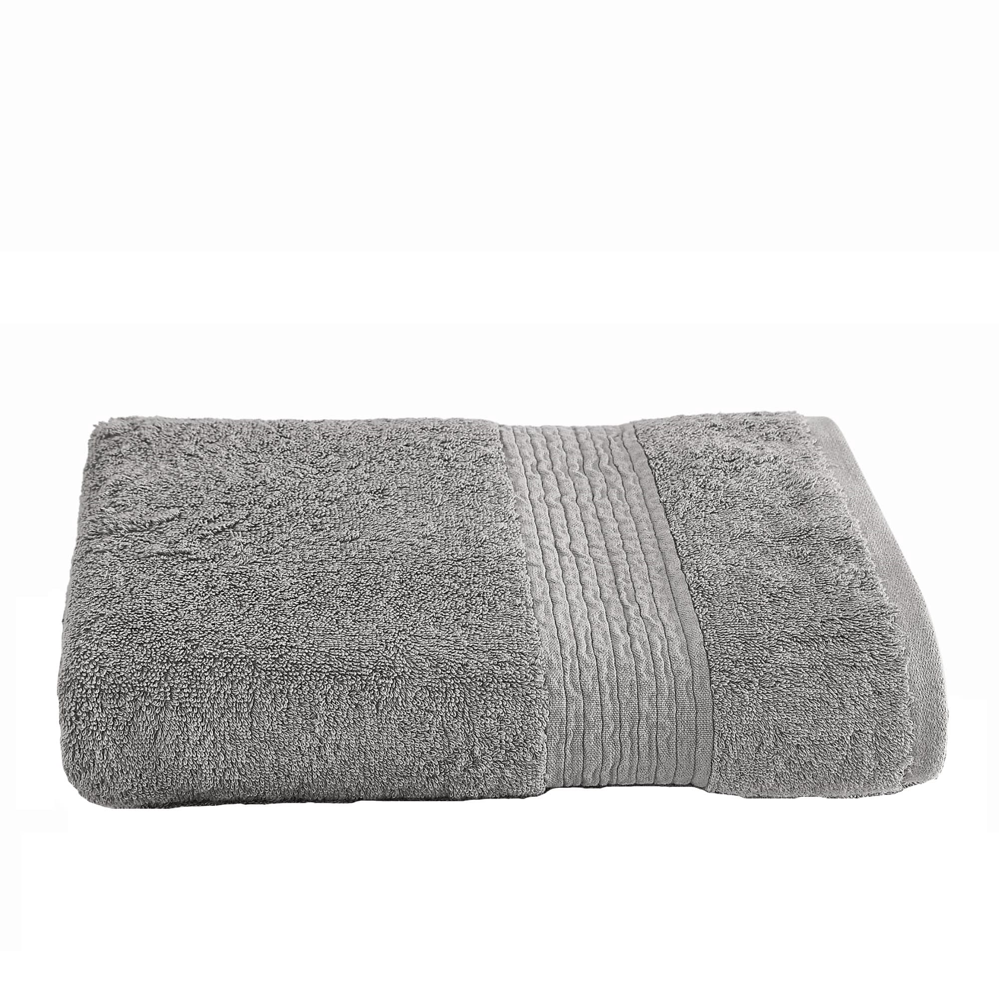 Cannon Cotton TENCEL™ 60% Cotton/ 40% TENCEL™  Bath Sheet in Grey, All Season, Adult Size, OEKO-TEX Certified