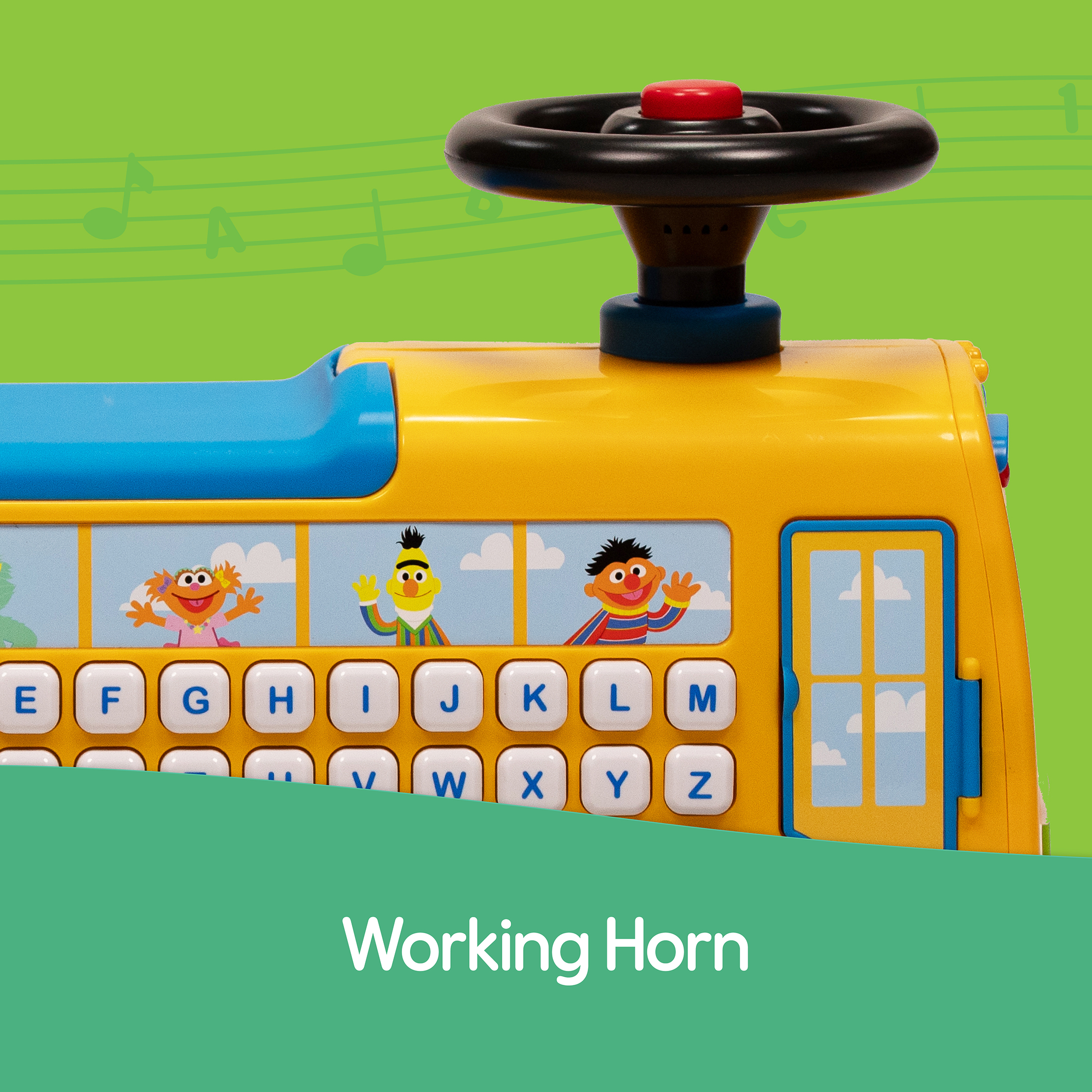 Sesame Street School Bus Ride-On With Sounds photo 6