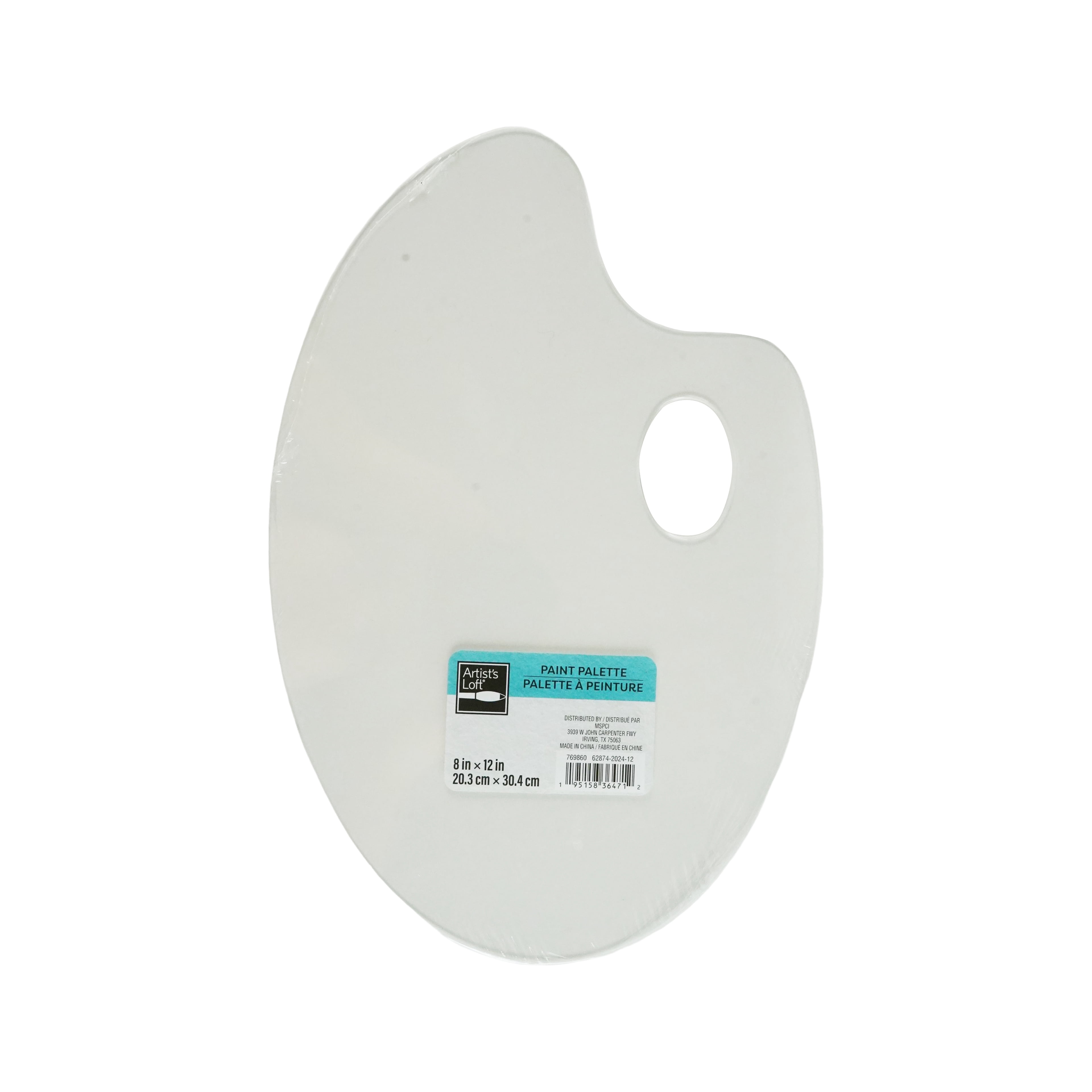 Artist's Loft 8" x 12" Clear Acrylic Palette, 12 Pack