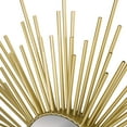 thumbnail image 3 of Noble House Jill Metal Sunburst Wall Mirror, Gold, 3 of 8