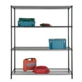 thumbnail image 5 of Excel NSF Multi-Purpose Heavy Duty 4-Tier NSF Wire Shelving Rack, 36 x 18 x 72-Inch, Black, 5 of 7