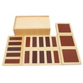 thumbnail image 3 of AMLESO Wooden Montessori rial Material Rough and Smooth Boards Kids Early Tactile Touch, 3 of 5