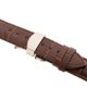 thumbnail image 3 of Correa de reloj de cuero Sunnimix Reemplazo Hebilla Acero Inoxidable 22mm Café, 3 of 7