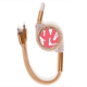 thumbnail image 1 of Esqueleto humano Rojo ilustraciones Cartoon Cable de carga telescópico múltiples USB tres en uno, 1 of 3