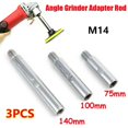 thumbnail image 1 of Bgsha 3pcs Angle Grinder Polisher Extension Rod M14 Adapter Rod Polishing Accessories, 1 of 10