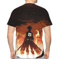 thumbnail image 7 of Attack On Titan Men's Short-Sleeve T-Shirt Summer Casual Tee Top Breathable Crewneck T-Shirt X-Large, 7 of 7