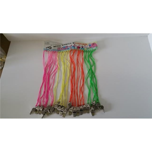 Porte-clés Sifflet&44; Couleur Assortie - 2 Douzaines