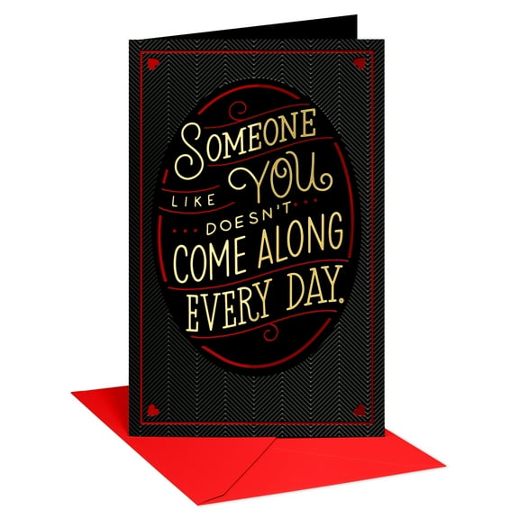American Greetings Romantic Valentine's Day Card for Partner (Because of you)