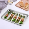 thumbnail image 7 of Baking Sheet & Rack Set (2 Sheets & 2 Racks), Casewin Durable Stainless Steel Baking Pans with Cooling Rack, Mirror Polished Cookie Pan with Rack Rust Free Baking Tray Dishwasher Safe, 7 of 7