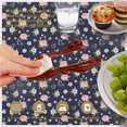 thumbnail image 6 of Pioneer Flower Floral Print Pattern Round Tablecloth 60 X 60 Inch, Wrinkle Resistant Wipeable Table Cloth for Kitchen Dining Picnic Patio Party, 6 of 6