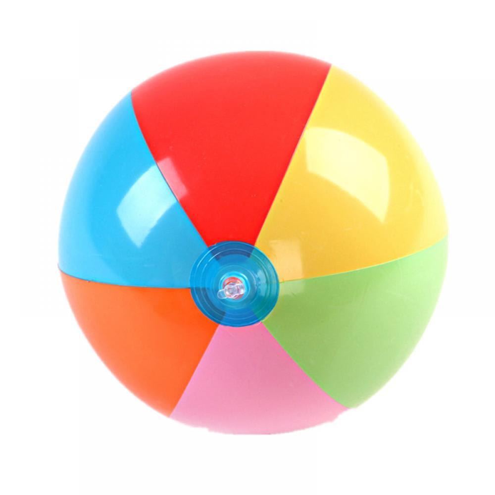 6 NEW MULTI COLORED MINI BEACH BALLS 5" INFLATABLE POOL BEACHBALL PARTY FAVORS 