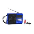 thumbnail image 2 of Radio portátil Alta fiabilidad multifuncional para reproductor de radio de viaje en casa Azul, 2 of 8