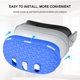 thumbnail image 4 of Likrtyny Cubierta Protectora Frontal VR Shell Antigolpes Impermeable para Meta Quest 3 (azul), 4 of 8