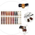 thumbnail image 2 of 24pcs Leather Cable Straps Handmade Leather Cord Organizer Cable Tie Keeper, 2 of 6