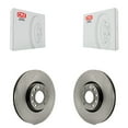 thumbnail image 1 of CMX Front Disc Brake Rotors Pair for Car Saab 9-3 9-3X with 314mm Diameter Rotor K8-100452, 1 of 8