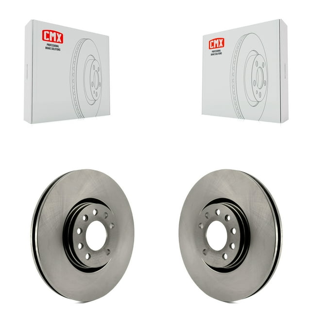 CMX Front Disc Brake Rotors Pair for Car Saab 9-3 9-3X with 314mm Diameter Rotor K8-100452
