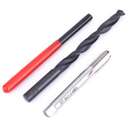

Brrnoo Thread Repair Insertion Kit 20-piece M8x1 Stainless Steel Threaded Tap Kit