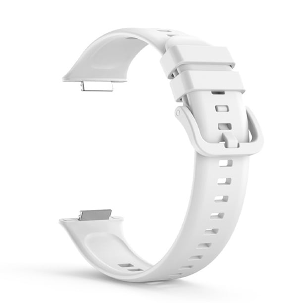 Correa de silicona ajustable para reloj inteligente Huawei Watch Fit 2, color blanco