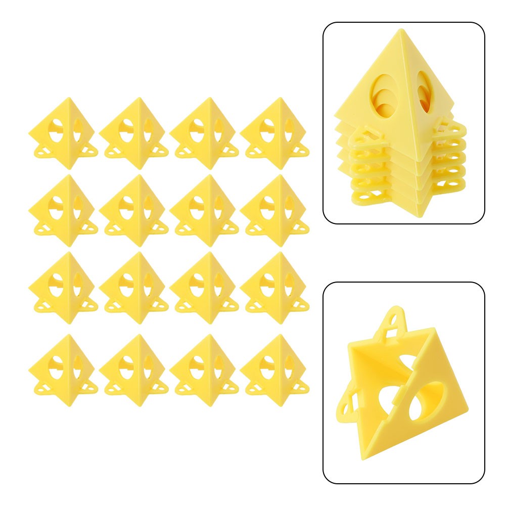 16Pcs Pyramid Stands Set Triangle Stands Paint Tool Triangle Paint Pads Feet