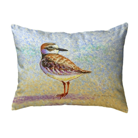 Betsy Drake Interiors Wilson's Plover No Cord Pillow 16x20