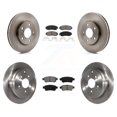 thumbnail image 1 of Transit Auto Front Rear Disc Brake Rotors and Semi-Metallic Pads Kit for Car 2005-2010 Honda Odyssey K8S-101241, 1 of 11